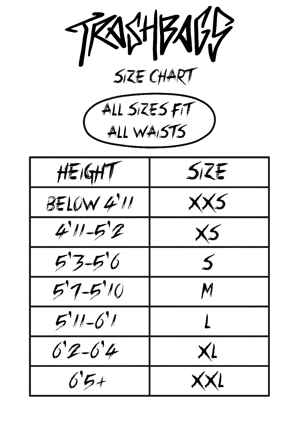 Trashbags Snow Pants